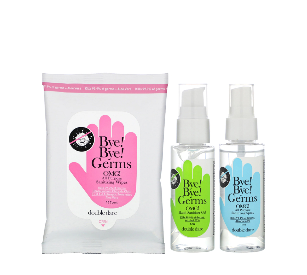 Germs Sanitizing Essential Kit, 3 Piece Kit