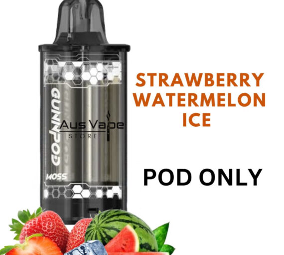 GUNNPOD MOSS POD – STRAWBERRY WATERMELON ICE – 8000 PUFFS