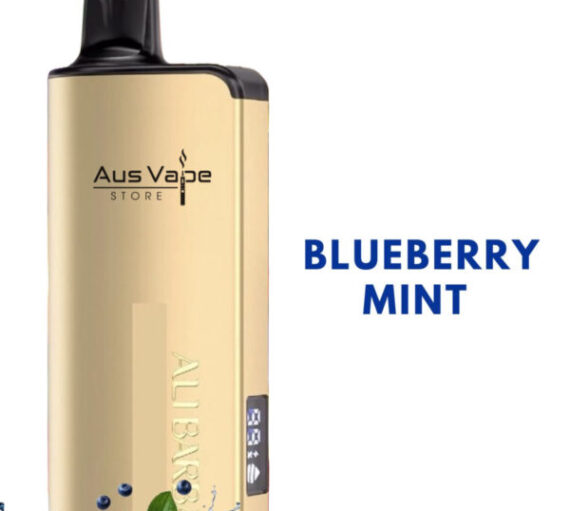 ALIBARBAR INGOT – BLUEBERRY MINT – 9000 PUFFS