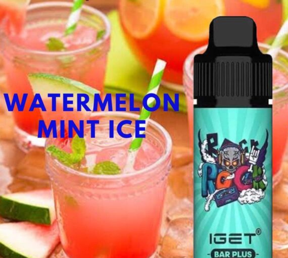 IGET BAR PLUS – WATERMELON MINT ICE – 6000 PUFFS