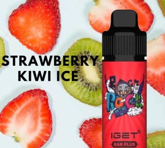 IGET BAR PLUS – STRAWBERRY KIWI ICE – 6000 PUFFS