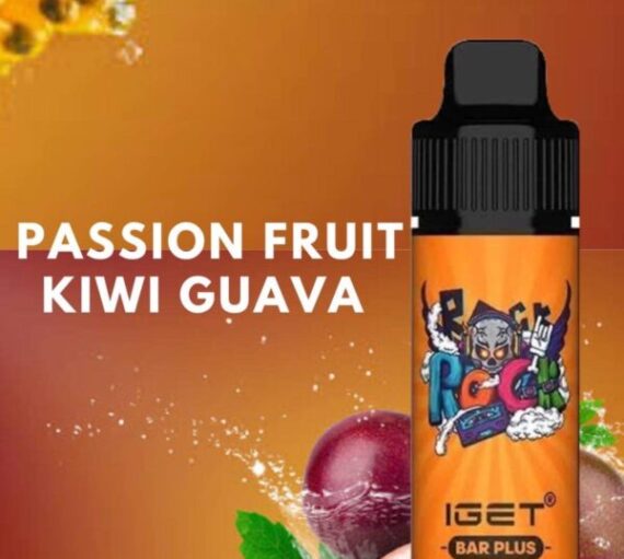 IGET BAR PLUS – PASSION FRUIT KIWI GUAVA – 6000 PUFFS