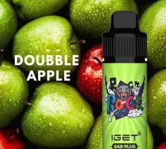 IGET BAR PLUS – DOUBLE APPLE – 6000 PUFFS