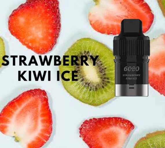 IGET BAR PLUS POD ONLY – STRAWBERRY KIWI ICE – 6000 PUFFS