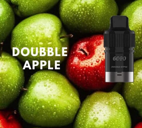 IGET BAR PLUS POD ONLY – DOUBLE APPLE – 6000 PUFFS