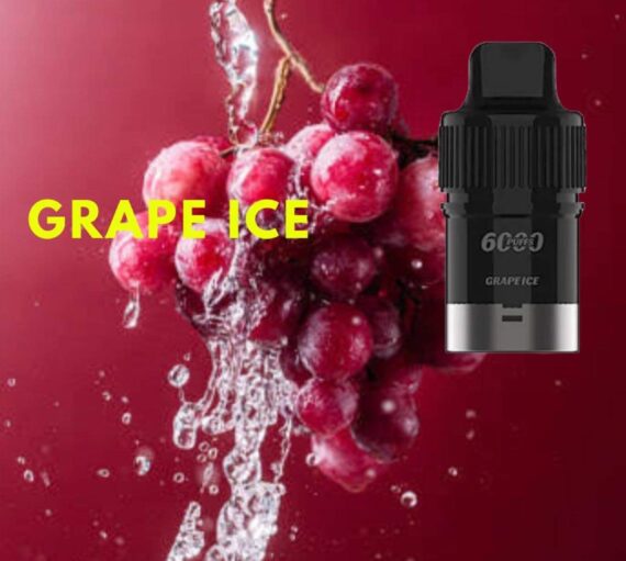 IGET BAR PLUS POD ONLY – GRAPE ICE – 6000 PUFFS