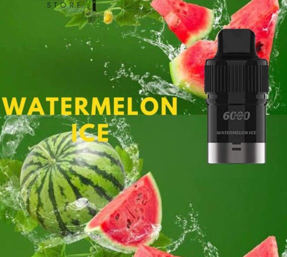 IGET BAR PLUS POD ONLY – WATERMELON ICE – 6000 PUFFS