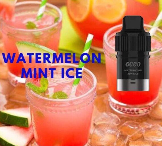 IGET BAR PLUS POD ONLY – WATERMELON MINT ICE – 6000 PUFFS