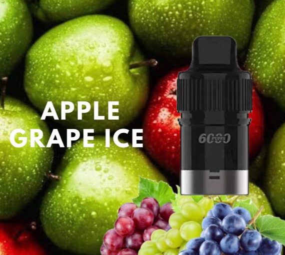 IGET BAR PLUS POD ONLY – APPLE GRAPE ICE – 6000 PUFFS
