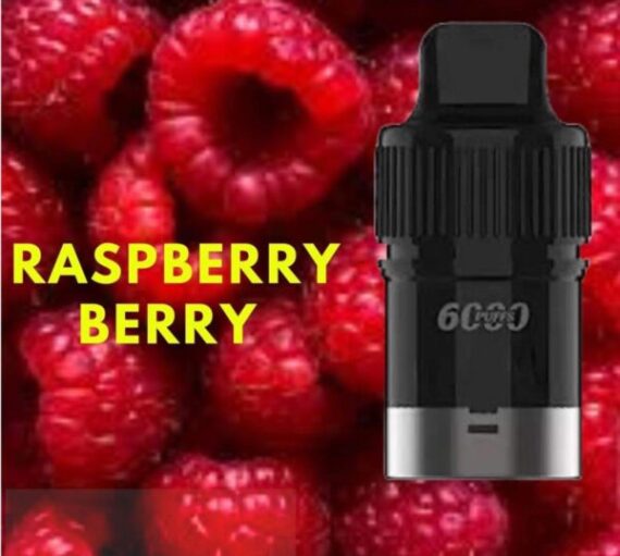 IGET BAR PLUS POD ONLY – RASPBERRY BERRY – 6000 PUFFS