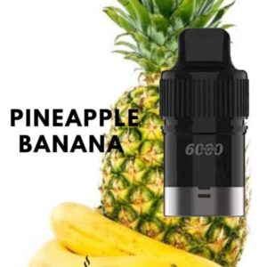 IGET BAR PLUS POD ONLY – PINEAPPLE BANANA – 6000 PUFFS