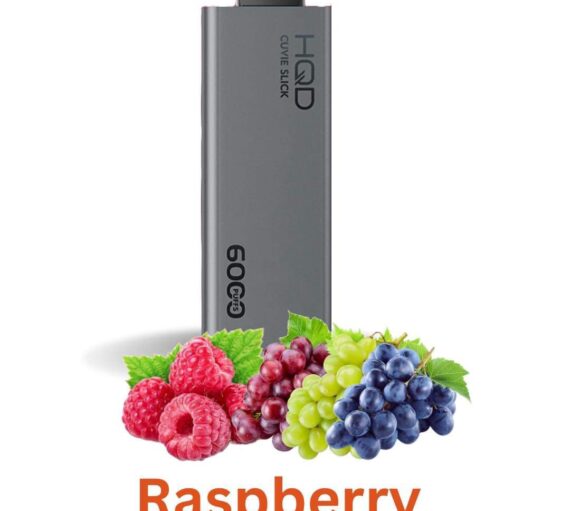 HQD CUVIE SLICK – RASPBERRY GRAPE – 6000 PUFFS