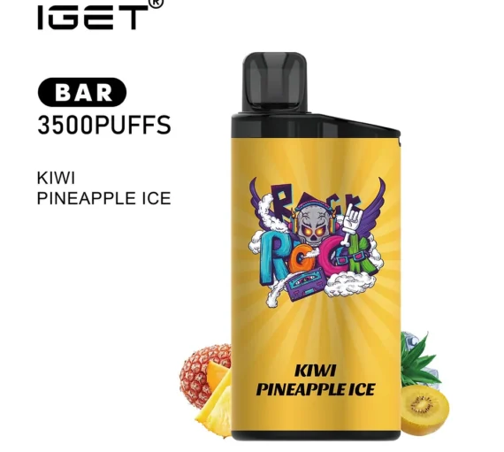 IGET BAR – KIWI PINEAPPLE ICE – 3500 PUFFS
