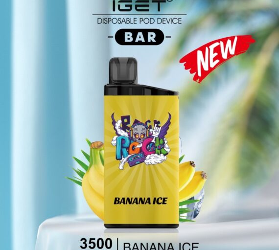 IGET BAR – BANANA ICE – 3500 PUFFS