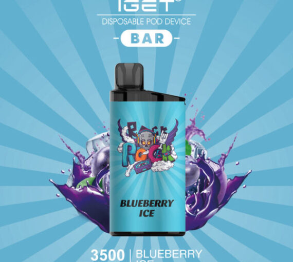 IGET BAR – BLUEBERRY ICE – 3500 PUFFS