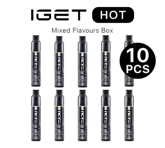 BULK SALE – 10 PCS IGET HOT – CAN MIX FLAVOURS