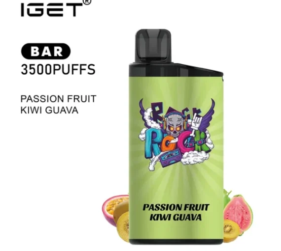 IGET BAR – PASSION FRUIT KIWI GUAVA – 3500 PUFFS
