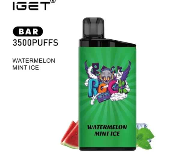 IGET BAR – WATERMELON MINT ICE– 3500 PUFFS