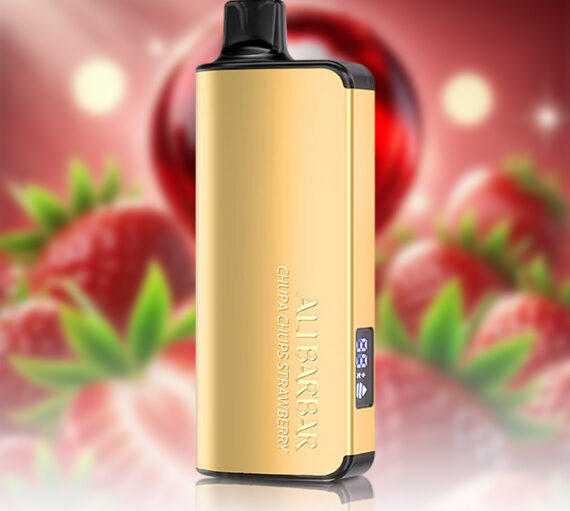 ALIBARBAR INGOT 9000 Puffs Chupa Chups Strawberry