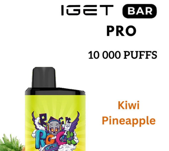 IGET BAR PRO – KIWI PINEAPPLE – 10 000 PUFFS