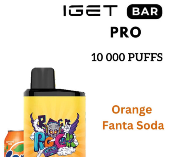 IGET BAR PRO – ORANGE FANTA SODA – 10 000 PUFFS