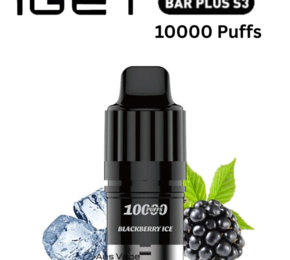 IGET BAR PLUS S3 POD ONLY – BLACKBERRY ICE – 10.000 PUFFS