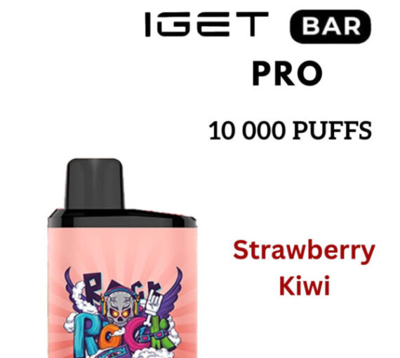 IGET BAR PRO – STRAWBERRY KIWI – 10 000 PUFFS