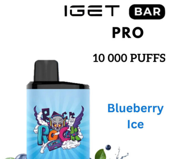 IGET BAR PRO – BLUEBERRY ICE – 10 000 PUFFS