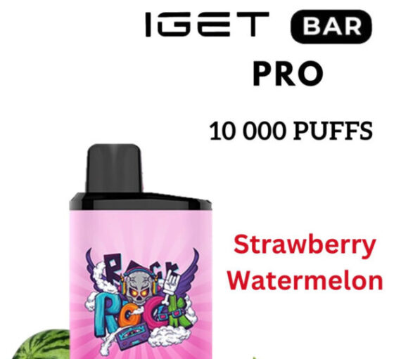 IGET BAR PRO – STRAWBERRY WATERMELON – 10 000 PUFFS