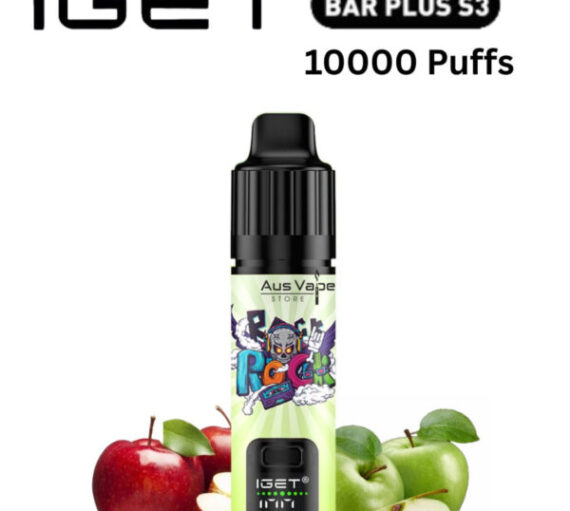 IGET BAR PLUS KIT S3 – DOUBLE APPLE – 10 000 PUFFS