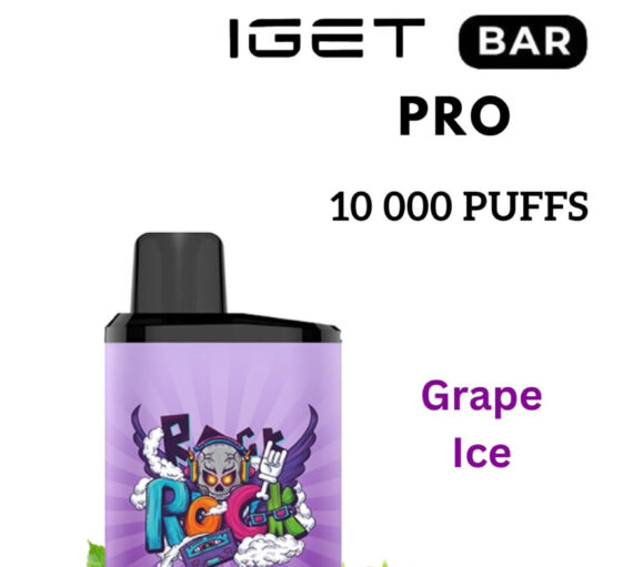 IGET BAR PRO – GRAPE ICE – 10 000 PUFFS