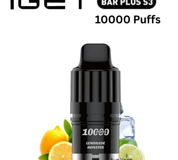 IGET BAR PLUS S3 POD ONLY – LEMONADE MONSTER – 10.000 PUFFS