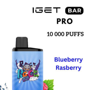 IGET BAR PRO – BLUEBERRY RASPBERRY – 10 000 PUFFS