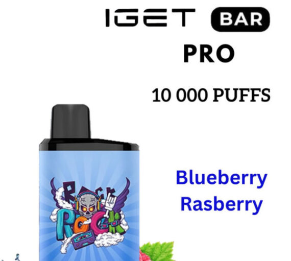 IGET BAR PRO – BLUEBERRY RASPBERRY – 10 000 PUFFS
