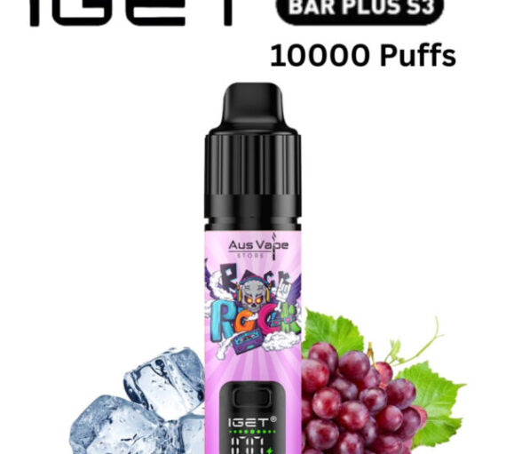 IGET BAR PLUS KIT S3 – GRAPE ICE – 10 000 PUFFS