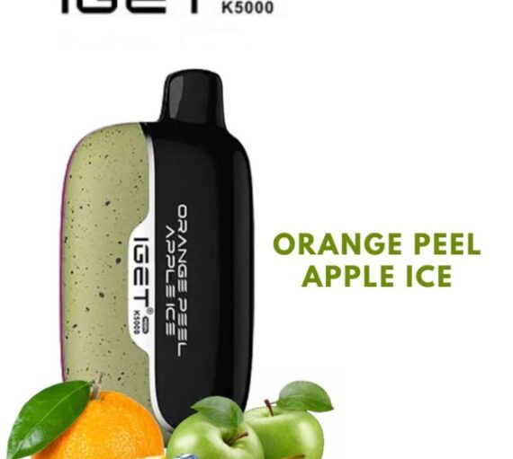 IGET MOON – ORANGE PEEL APPLE ICE – K5000 PUFFS