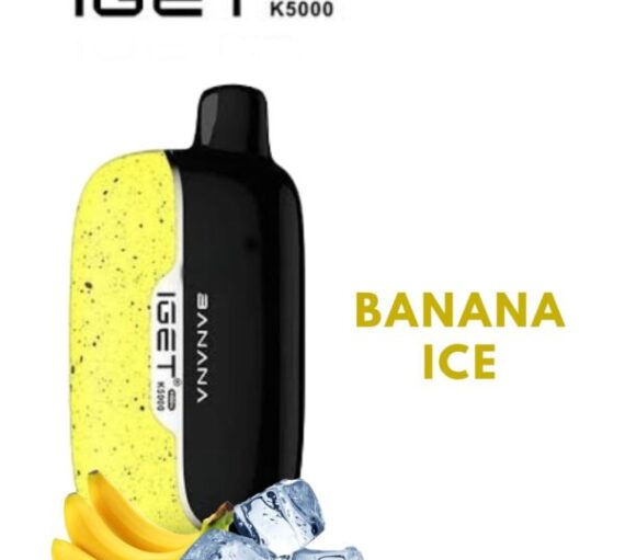 IGET MOON – BANANA ICE – K5000 PUFFS