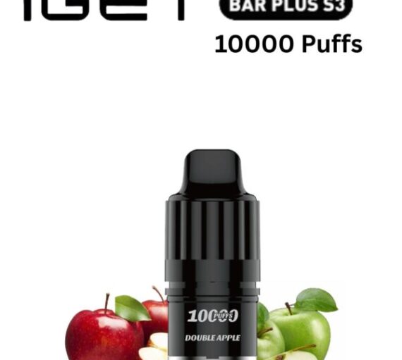 IGET BAR PLUS S3 POD ONLY – DOUBLE APPLE – 10.000 PUFFS