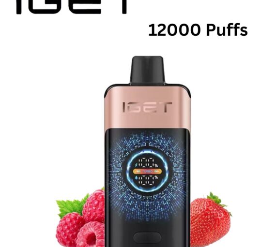 IGET ONE – STRAWBERRY RASPBERRY – 12000 PUFFS