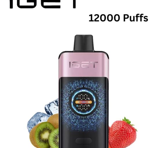 IGET ONE – STRAWBERRY KIWI ICE – 12000 PUFFS