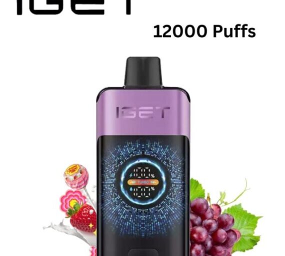 IGET ONE – CHUPA CHUPS GRAPE – 12000 PUFFS