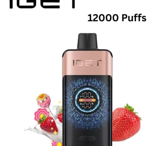 IGET ONE – CHUPA CHUPS STRAWBERRY – 12000 PUFFS