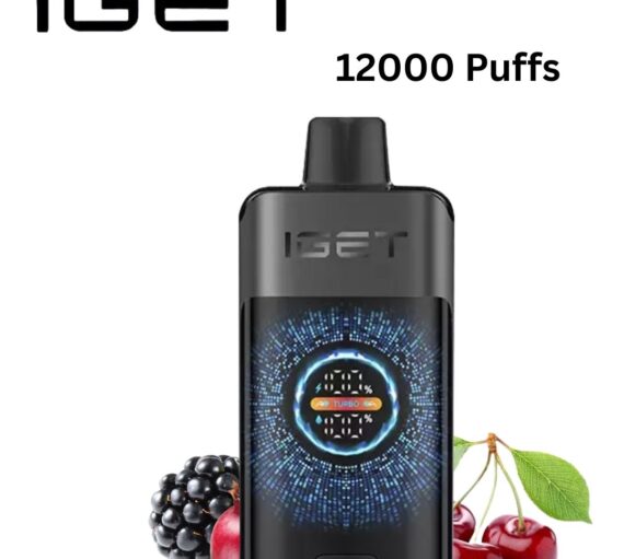 IGET ONE – BLACKBERRY CHERRY POMEGRANATE – 12000 PUFFS