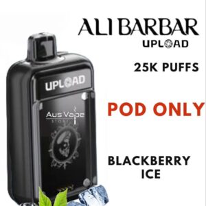 ALIBARBAR UPLOAD POD ONLY – BLACKBERRY ICE – 25000 PUFFS