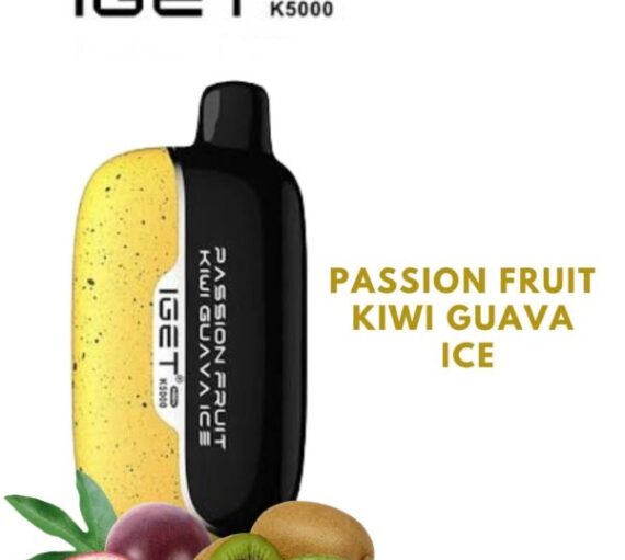 IGET MOON – PASSION FRUIT KIWI GUAVA ICE – K5000 PUFFS