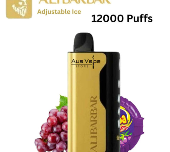 ALIBARBAR ICE ADJUST – HUBBA BUBBA GRAPE – 12000 PUFFS