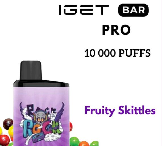 IGET BAR PRO – FRUITY SKITTLES – 10 000 PUFFS