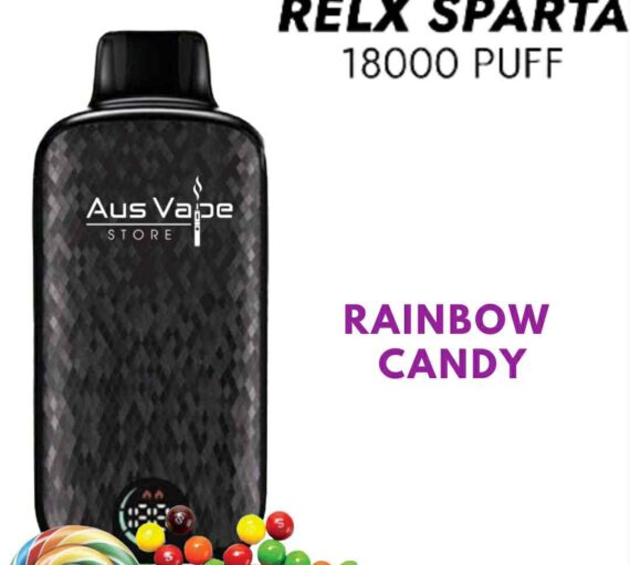 RELX SPARTA – RAINBOW CANDY – 18.000 PUFFS
