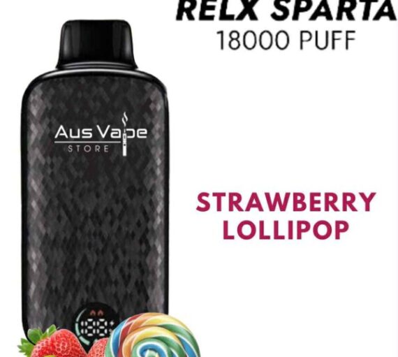 RELX SPARTA – STRAWBERRY LOLLIPOP – 18.000 PUFFS