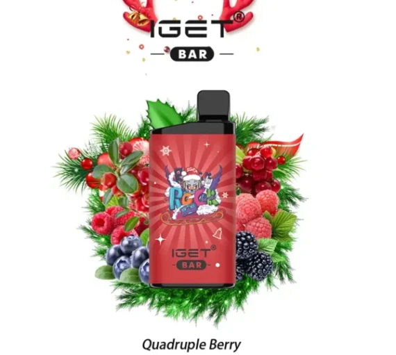 IGET BAR – QUADRUPLE BERRY – 3500 PUFFS